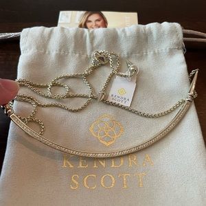 Kendra Scott gold scottie choker necklace